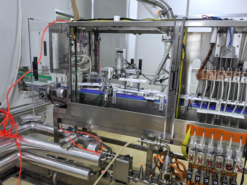  6-Station Beer Can Rinser, Filler and Seamer